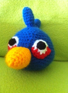 Angry Bird Azul Frontal
